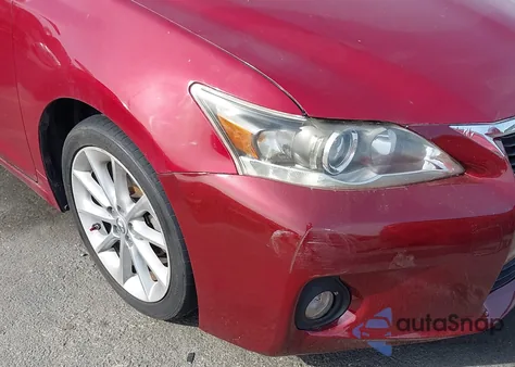2013 Lexus Ct 200H from USA, damaged, VIN JTHKD5BH6D2124912